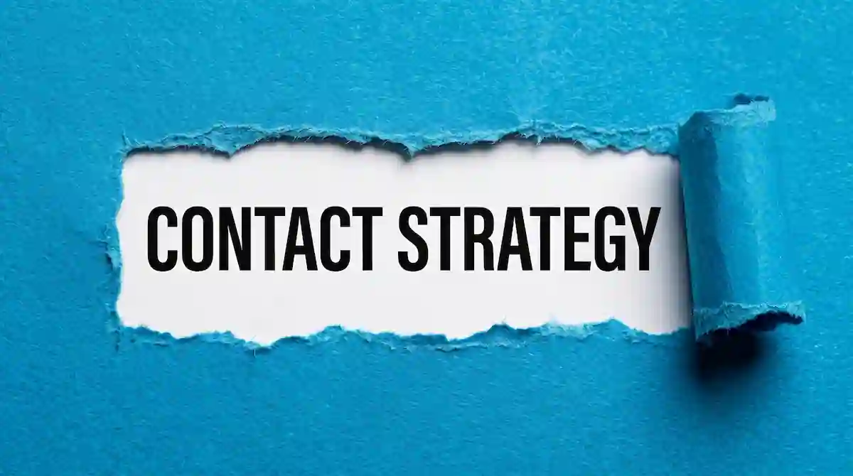 A message saying Contact Strategy