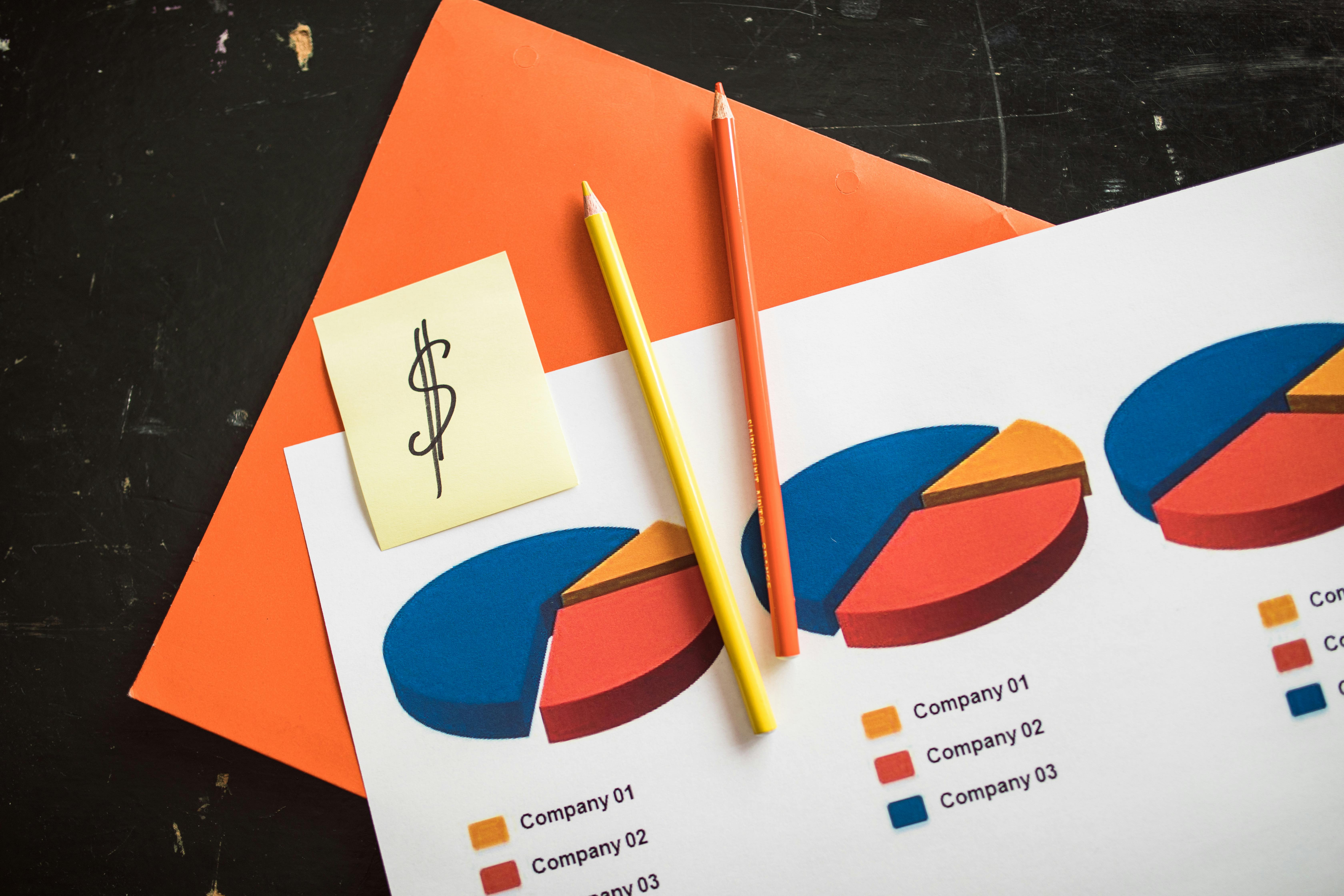 Revenue charts and financial data