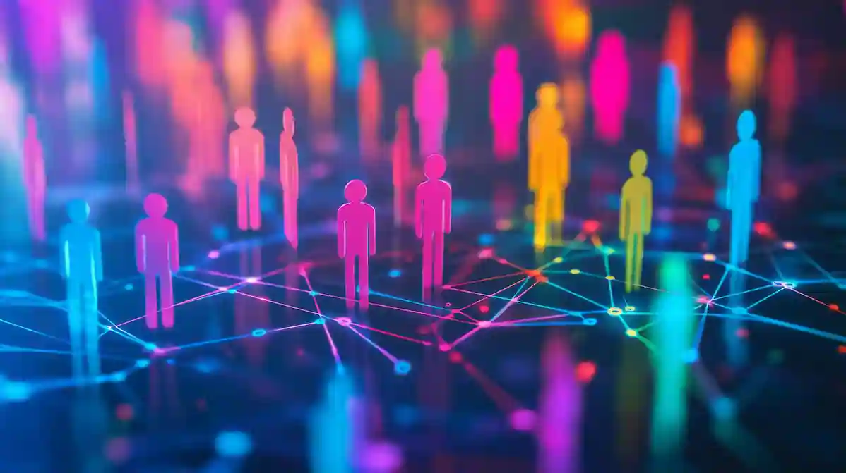 Picture showing a bunch of a different colored people depicting personalization