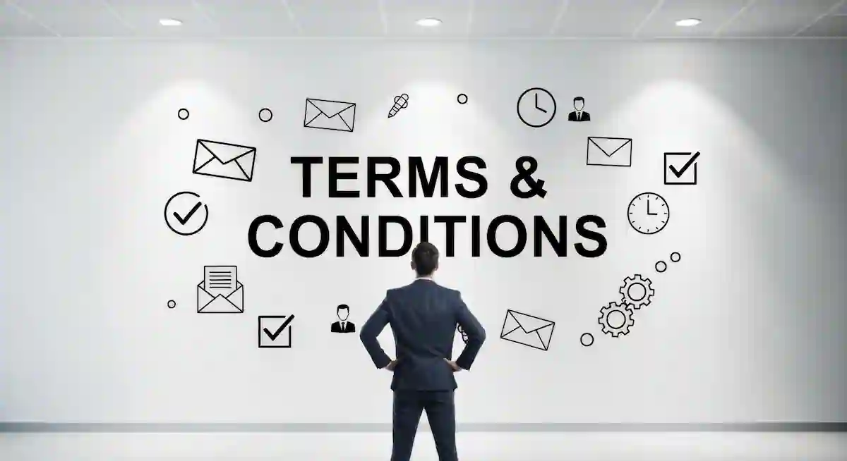 Terms and conditions of email requirements